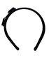 Salvatore Ferragamo Logo Embossed Bow Headband, back view
